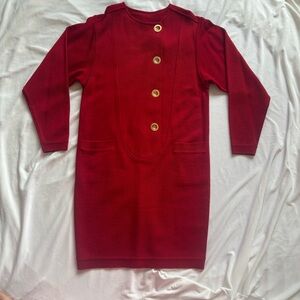 Red Sweater Dress